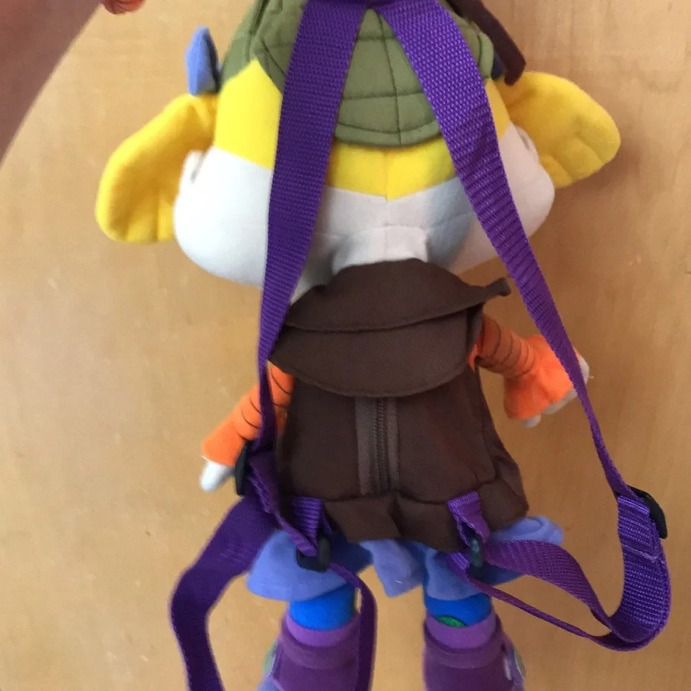 Vintage RUGRATS BACKPACK ANGELICA PICKLES 1998 Viacom Stuffed Plush - Picture 2 of 11